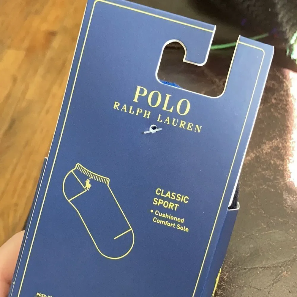 Polo Ralph Lauren Classic Sport No Show Socks 3pk